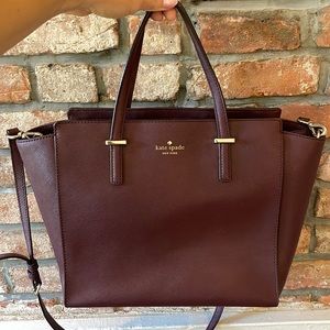 Kate Spade Cedar Street Hayden in Mulled Wine with BONUS Matching Wallet